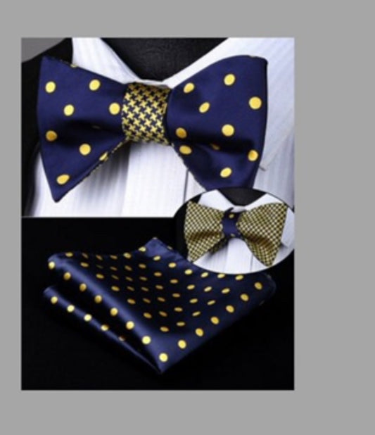 Polka dot bow tie