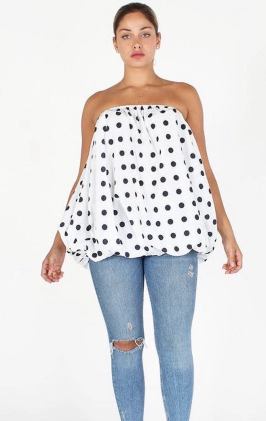 Polka Dot top / skirt