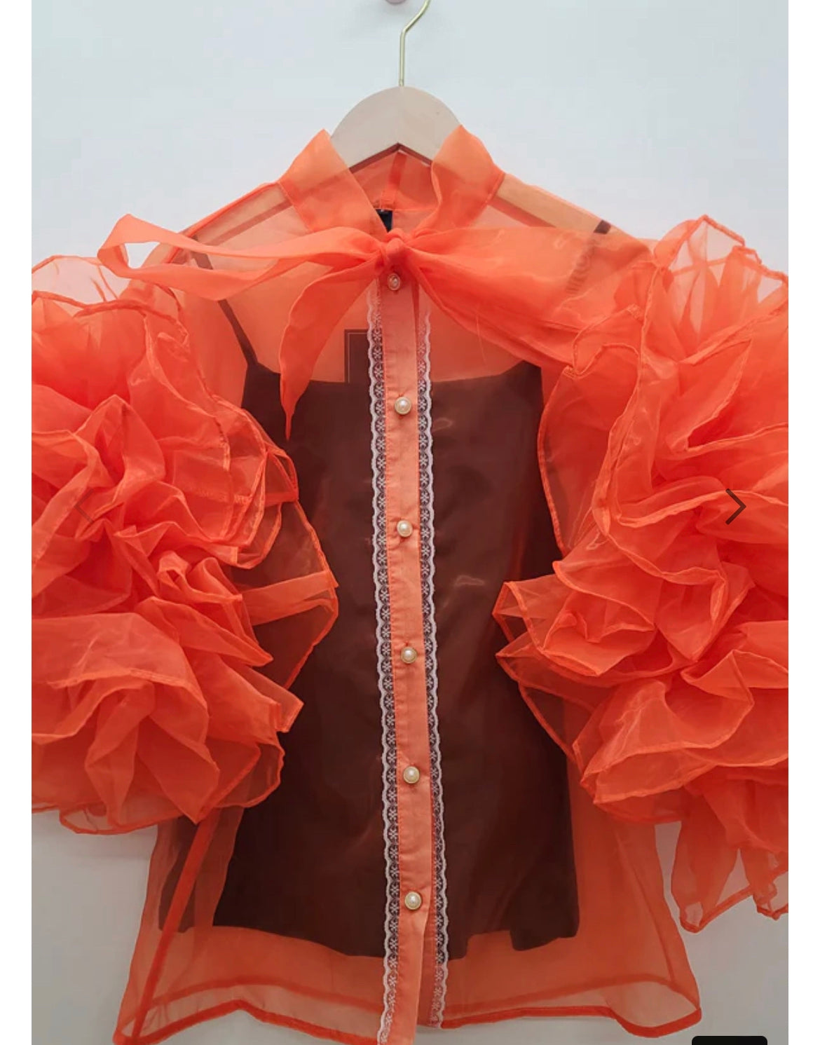 Puff top/ Orange